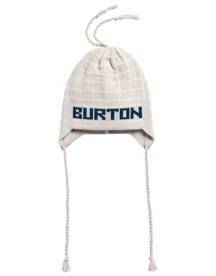 80'S Earflap Beanie Gryhtr/Stout White/Selvedge Blue