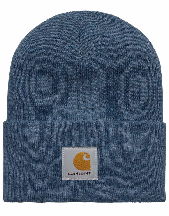 Acrylic Watch Hat Storm Blue Heather