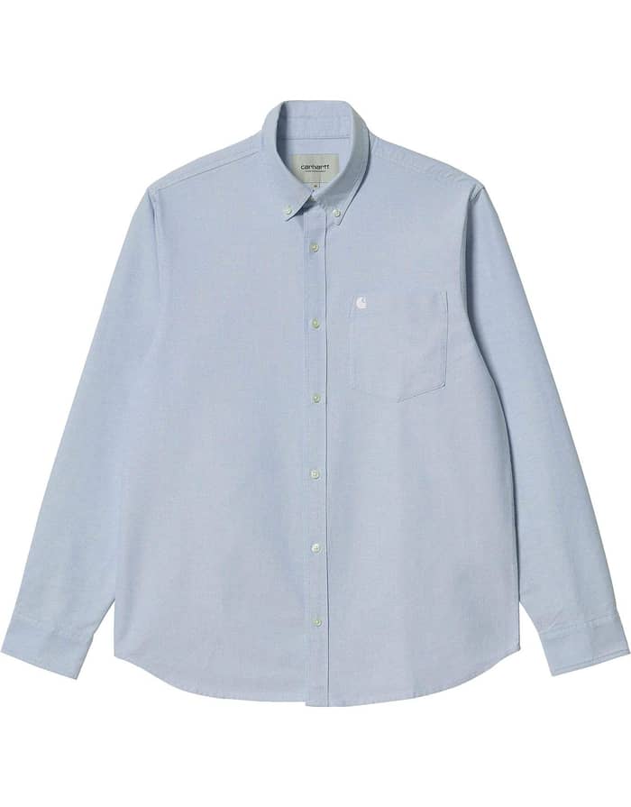 L/S C-Logo Shirt Bleach / White