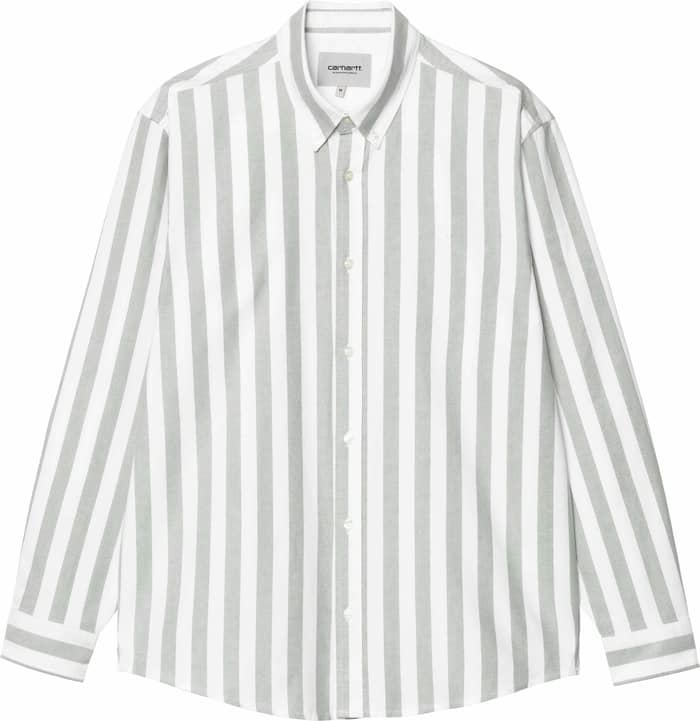 L/S Dillion Shirt Dillion Stripe Park / White