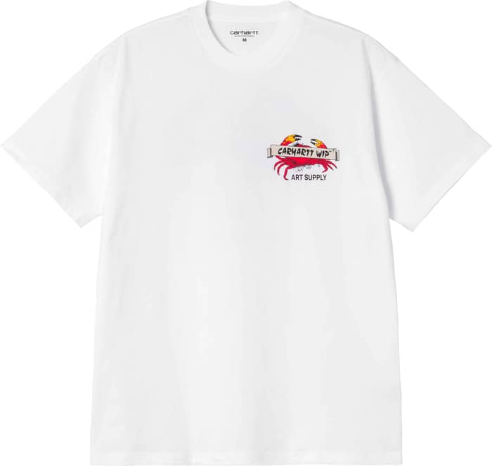 S/S Crab Paint T-Shirt White