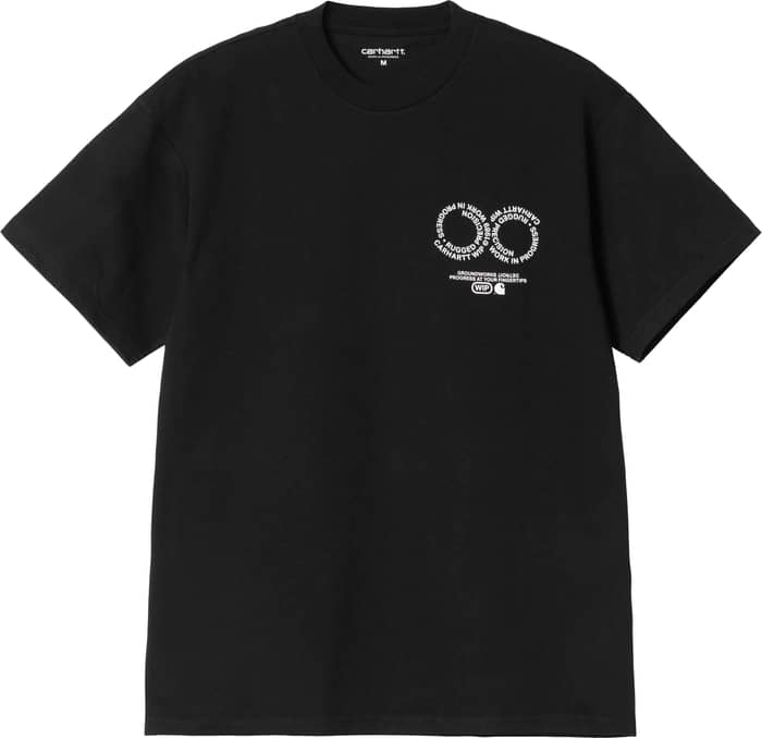 S/S Rotation T-Shirt Black / White