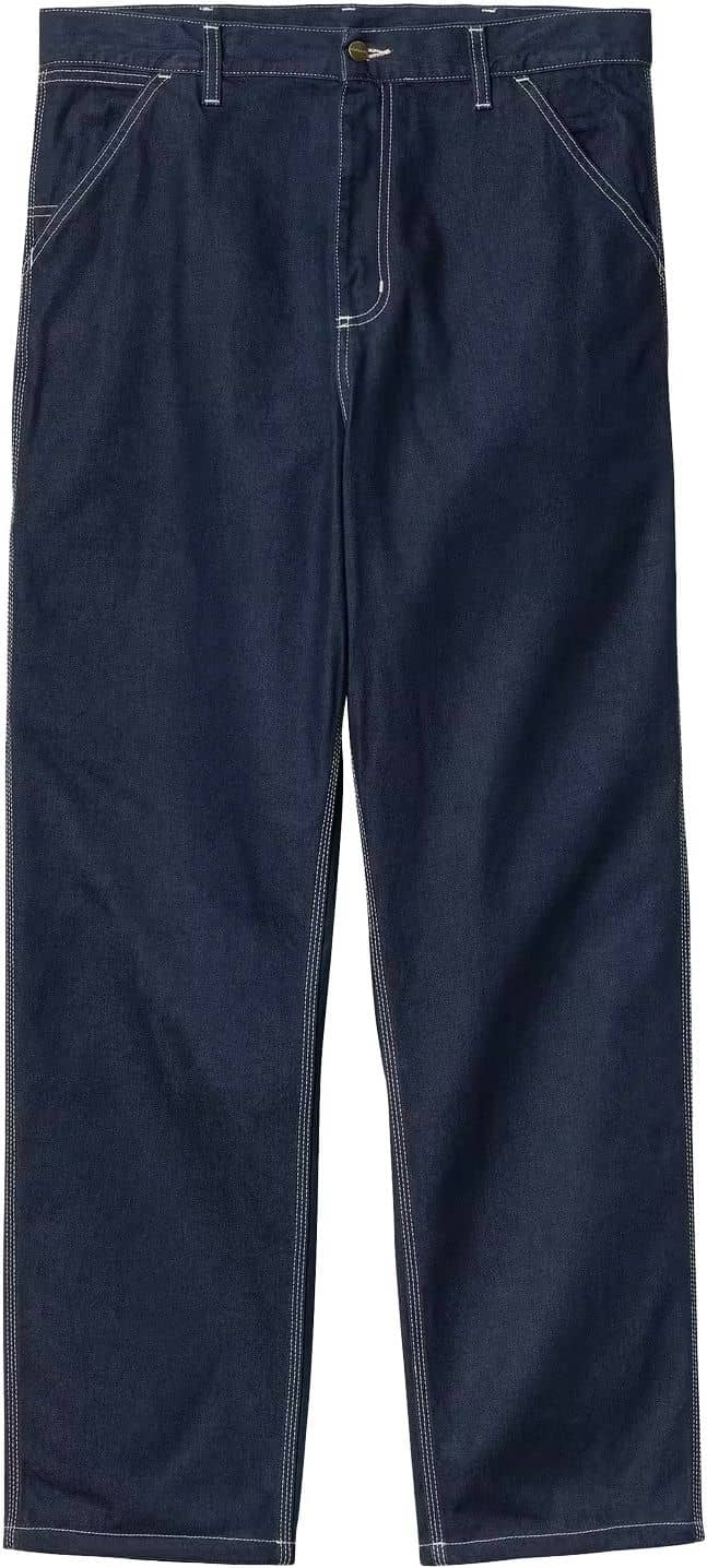 Single Knee Pant Rinsed Blue