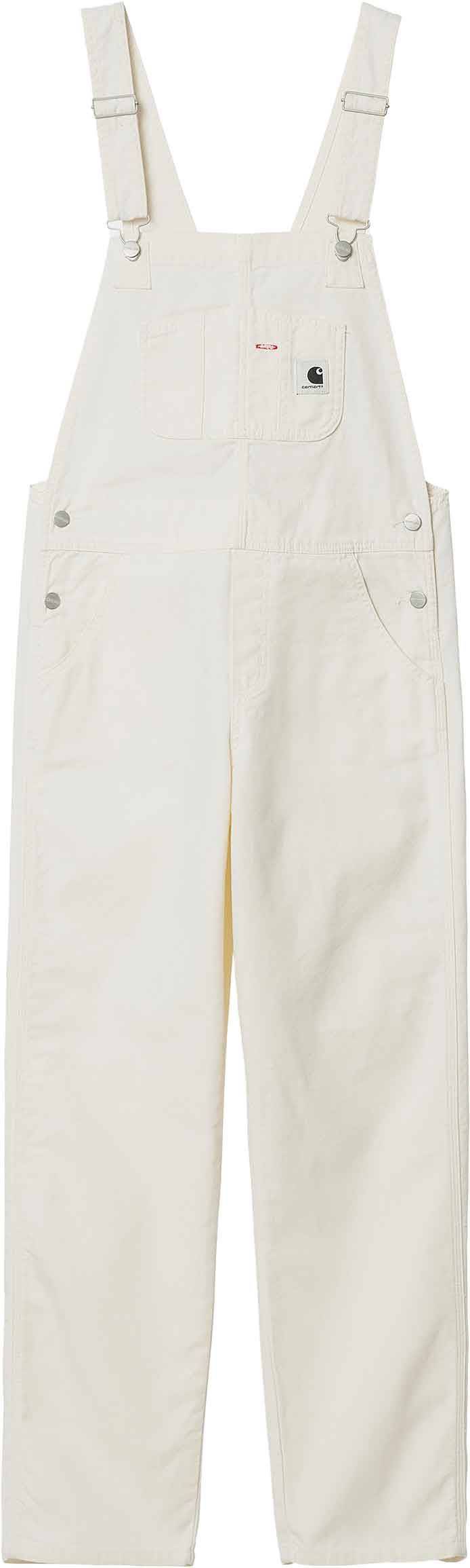 W' Bib Overall Straight Rinsed Wax