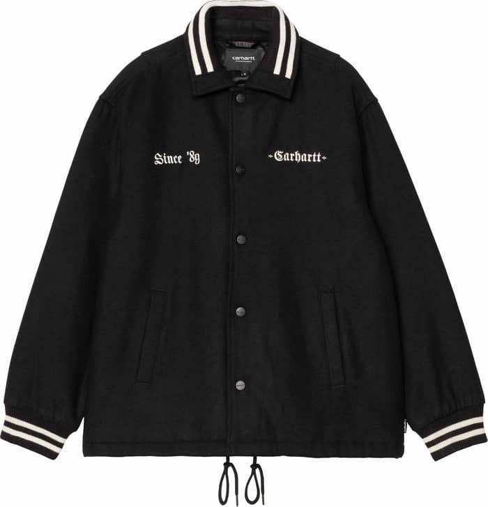 Wool Coach Jacket Black / Wax