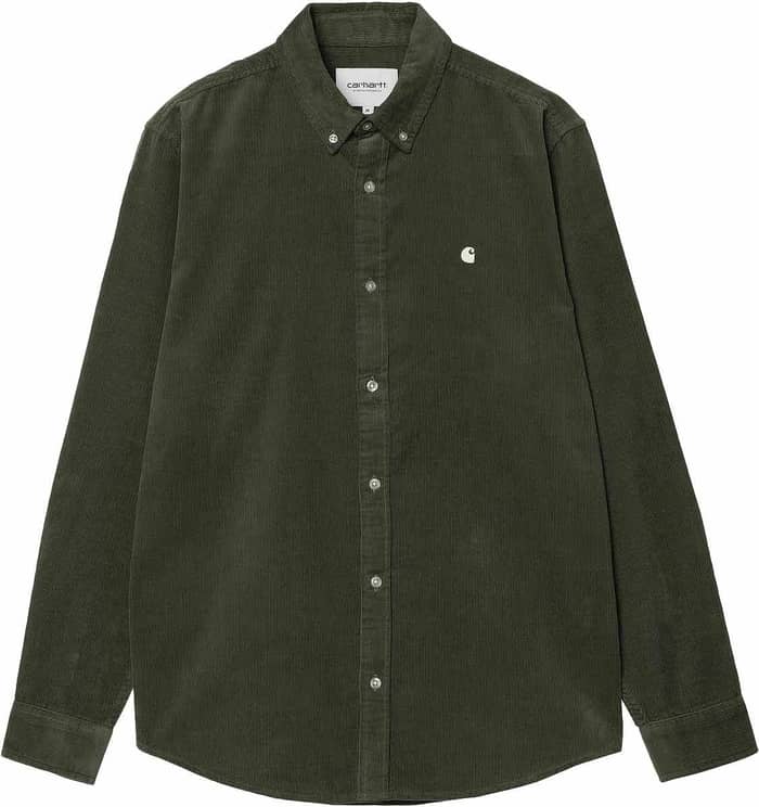 L/S Madison Fine Cord Shirt Opuntia / Wax