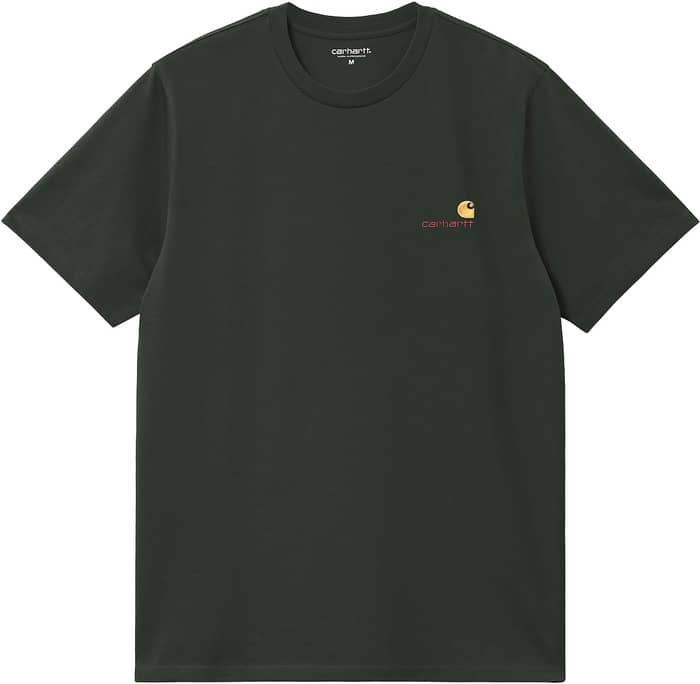 S/S American Script T-Shirt Raven