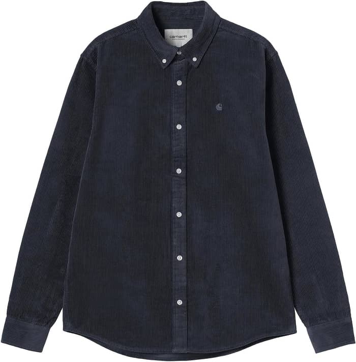 L/S Madison Cord Shirt Dark Navy