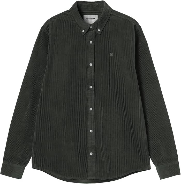 L/S Madison Cord Shirt Raven