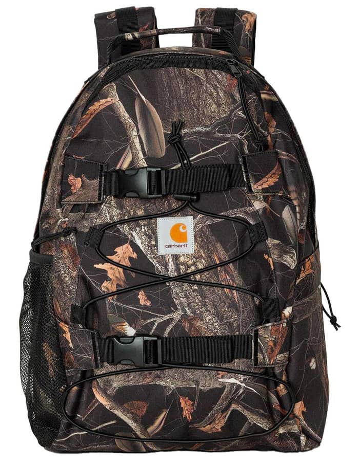 Kickflip Backpack Camo Feather Tree Black