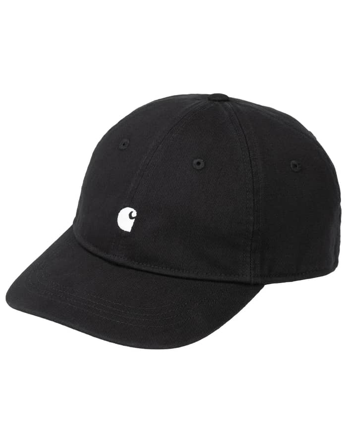 Madison Logo Cap Black White