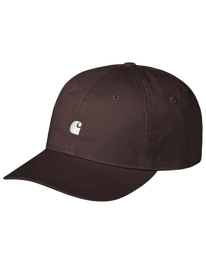 Madison Logo Cap Tobacco White