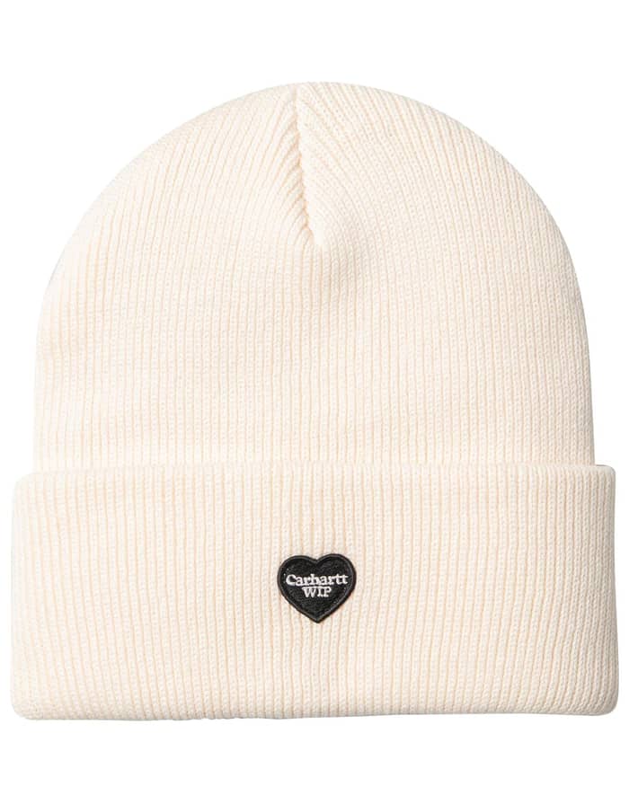 Small Heart Beanie Natural
