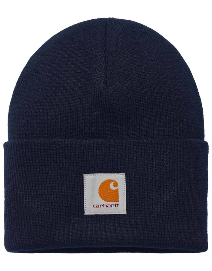 Acrylic Watch Hat Dark Navy