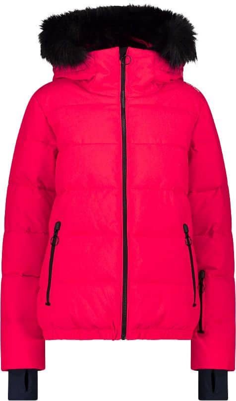 Woman Jacket Fix Hood Corallo