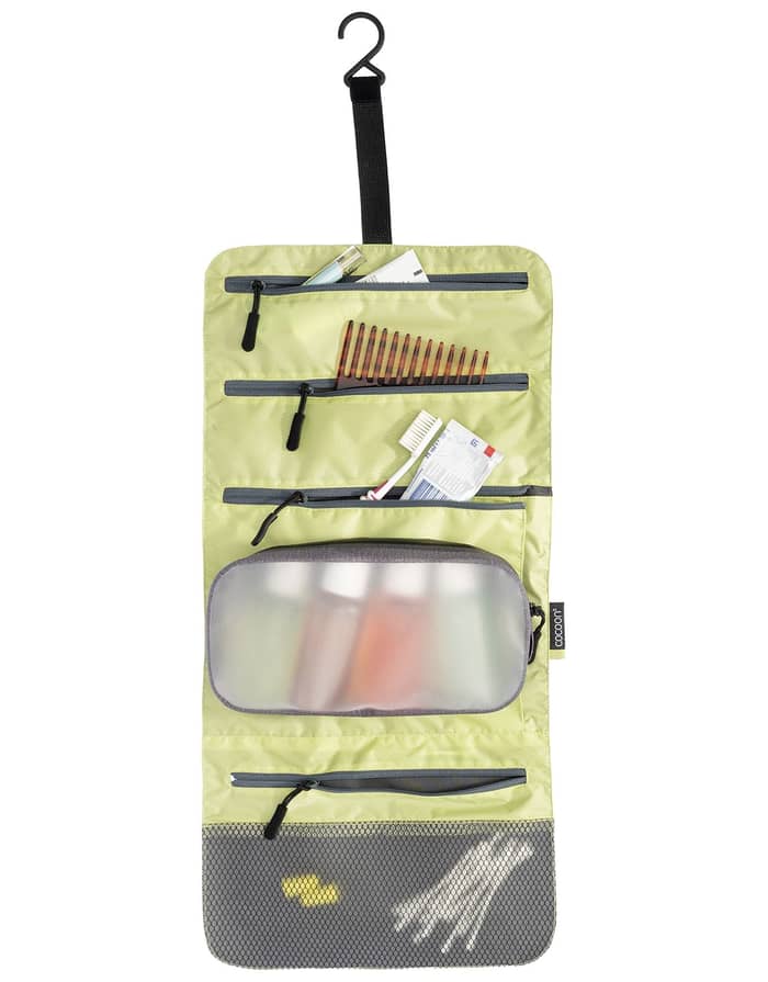 Hanging Toiletry Kit Minimalist Light Star Grey/Wild Lime