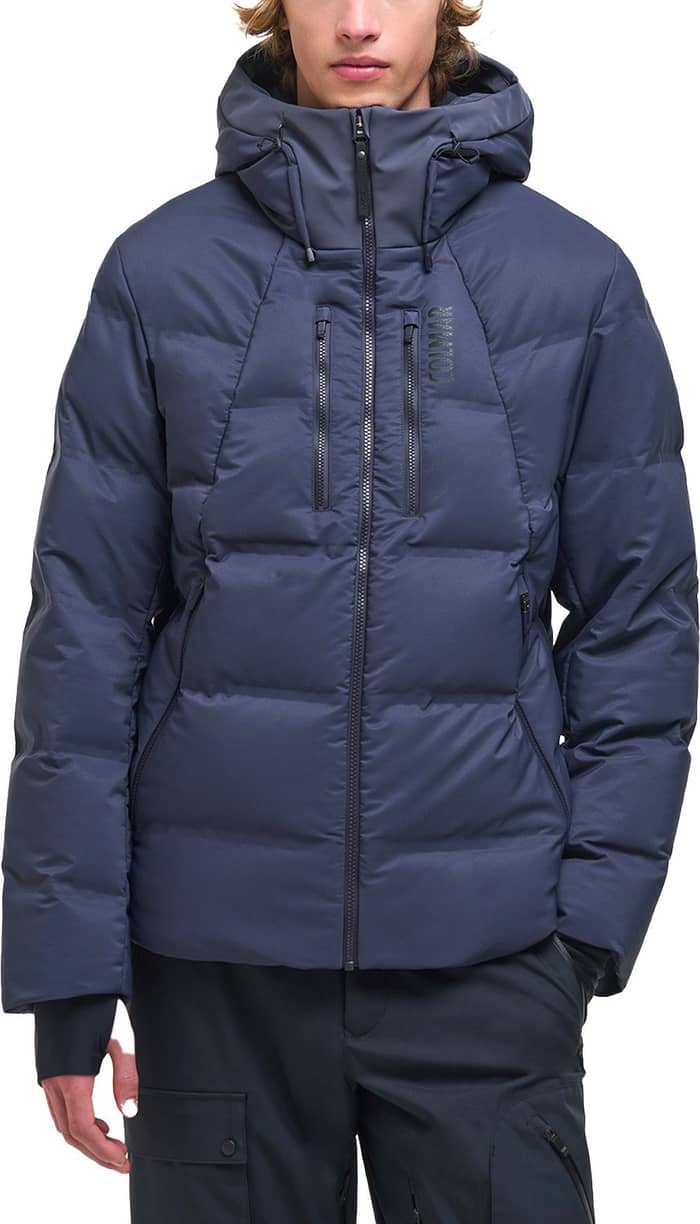 Men Down Ski Jacket Navy Blue