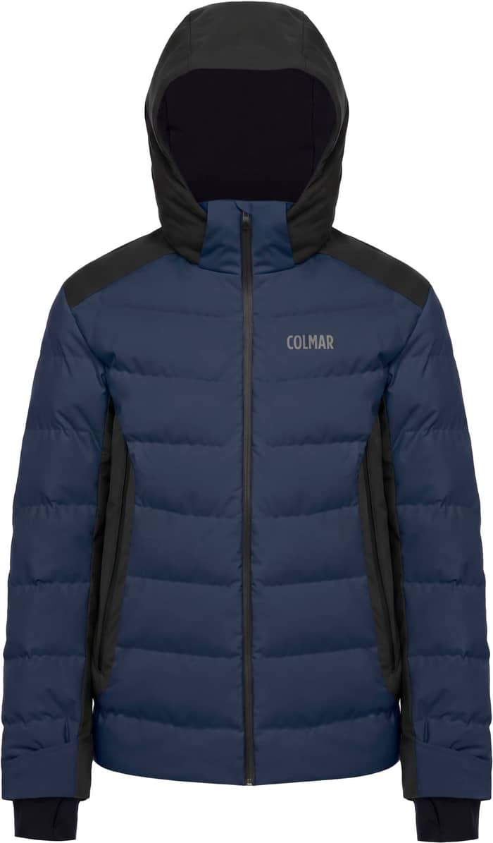 Mens Ski Jacket Ski Easy On Navy Blue Black