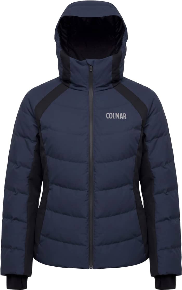 Ladies Down Jacket Ski Shaping Navy Blue Black