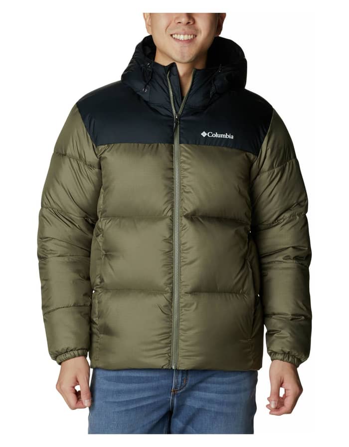 Puffect™ Hooded Jacket M Stone Green/Black