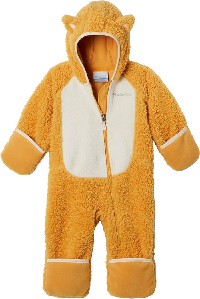 Foxy Baby™ Sherpa Bunting Raw Honey Chalk