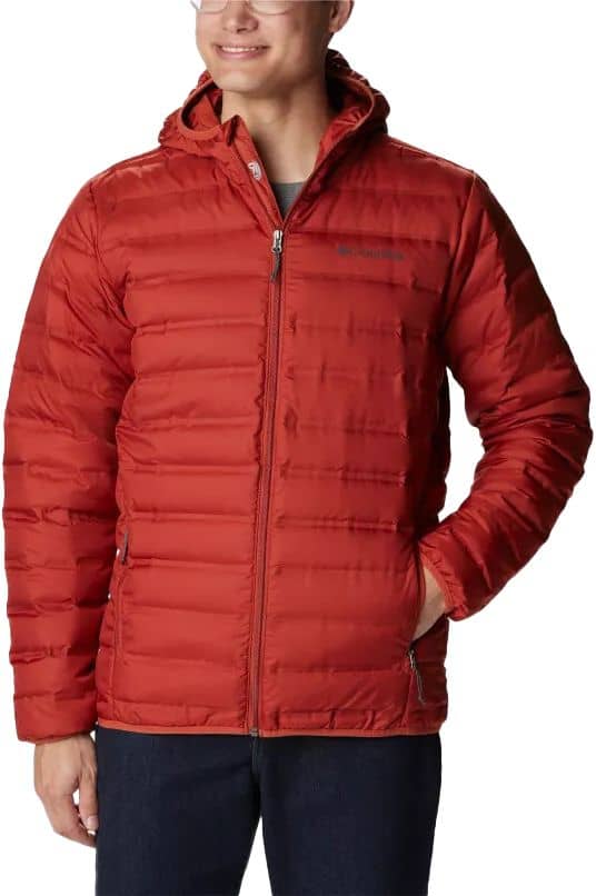 Lake 22™ Down Hooded Jacket Warp Red