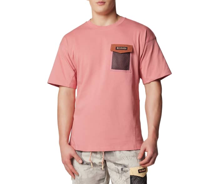 Painted Peak Knit SS Top Pink Agave Auburn