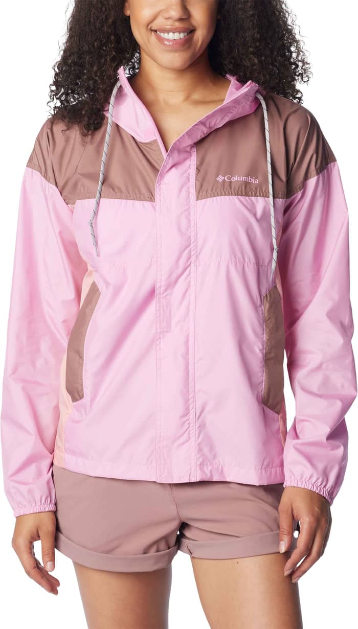 W Flash Challenger Windbreaker Cosmos Fig Salmon Rose