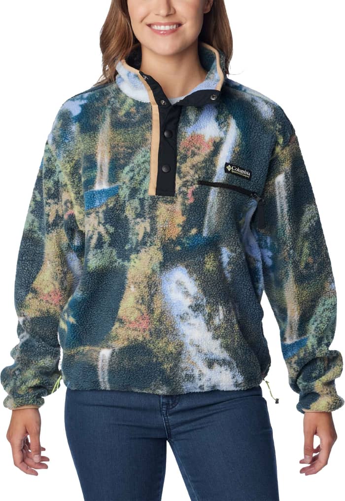 W Helvetia Cropped 1/2 S Napa Green Chasing Falls Print Black C