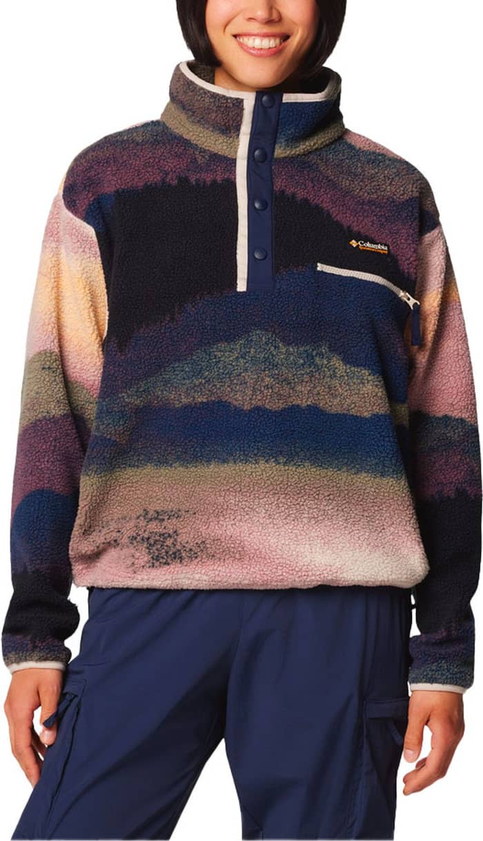 Helvetia™ II Printed Cropped Half Snap Collegiate Navy Dolomites