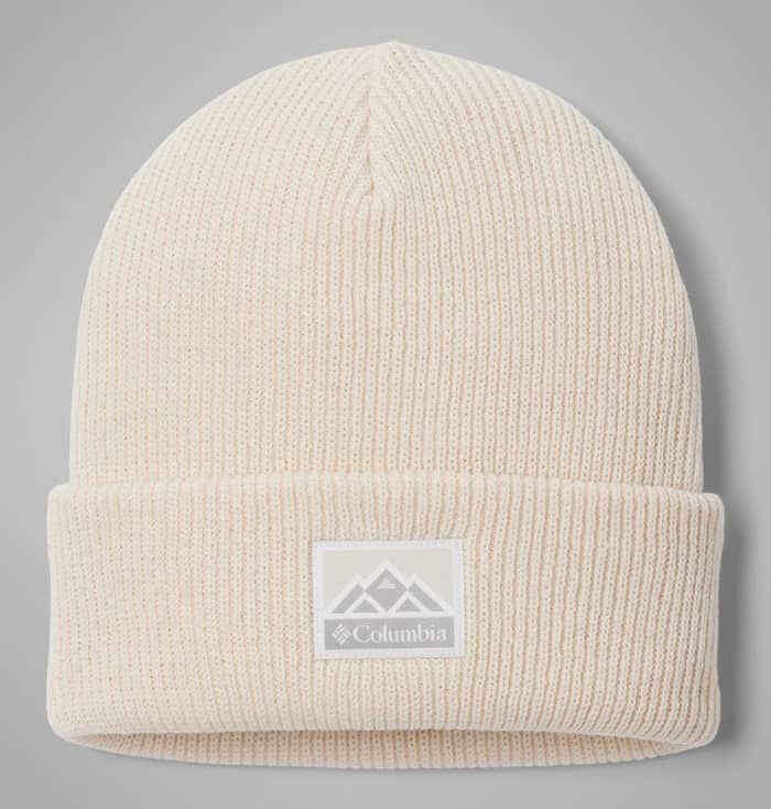 Whirlibird Cuffed Beanie Chalk Mountains