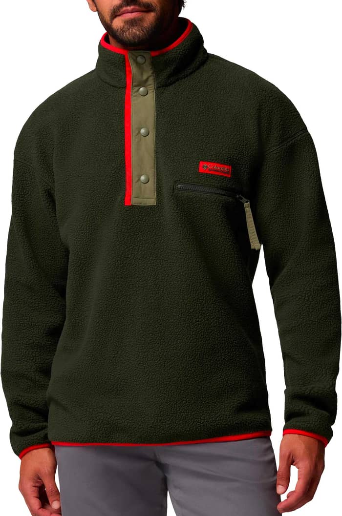 Helvetia II Half Snap Fleece Greenscape