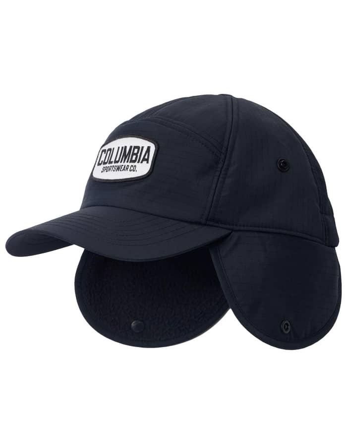 Landroamer Ear Flap Cap Black Working Badge