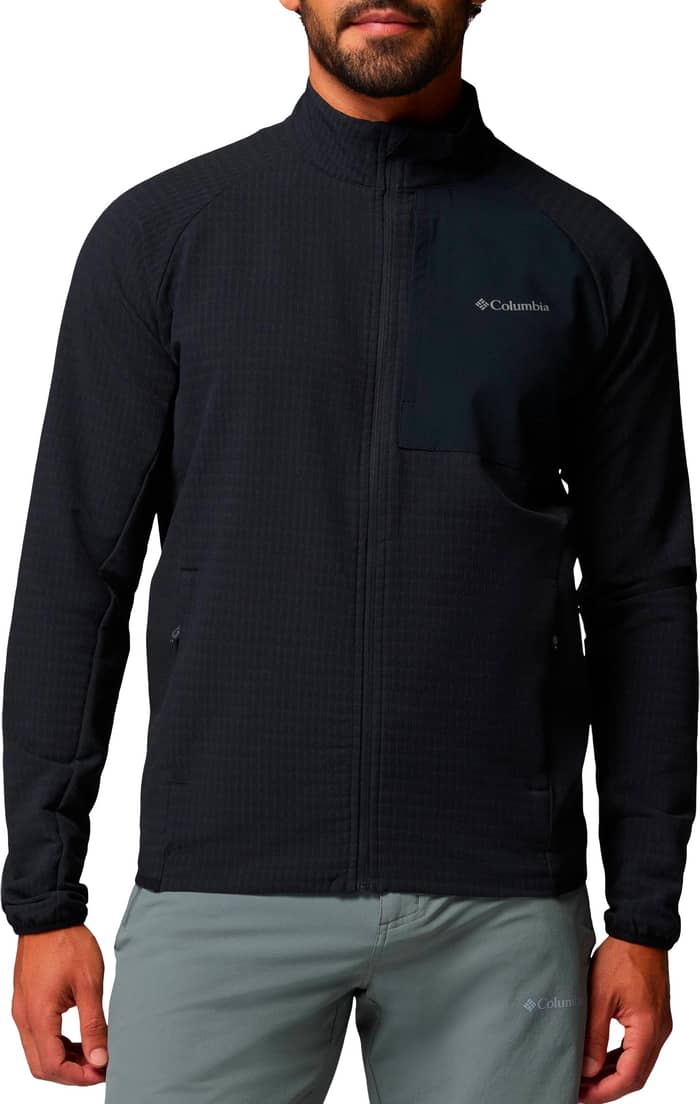 Superior Summit Grid Full Zip M Black