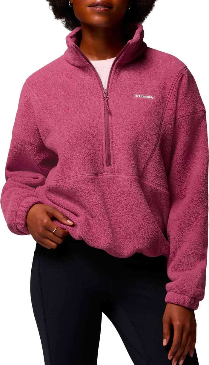 Sequoia Grove II Printed Half Zip Antique Mauve Ikatbloom