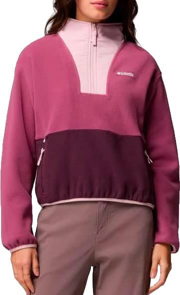 Sequoia Grove II Half Zip Fleece Antique Mauve Moonvista Mineral Pink