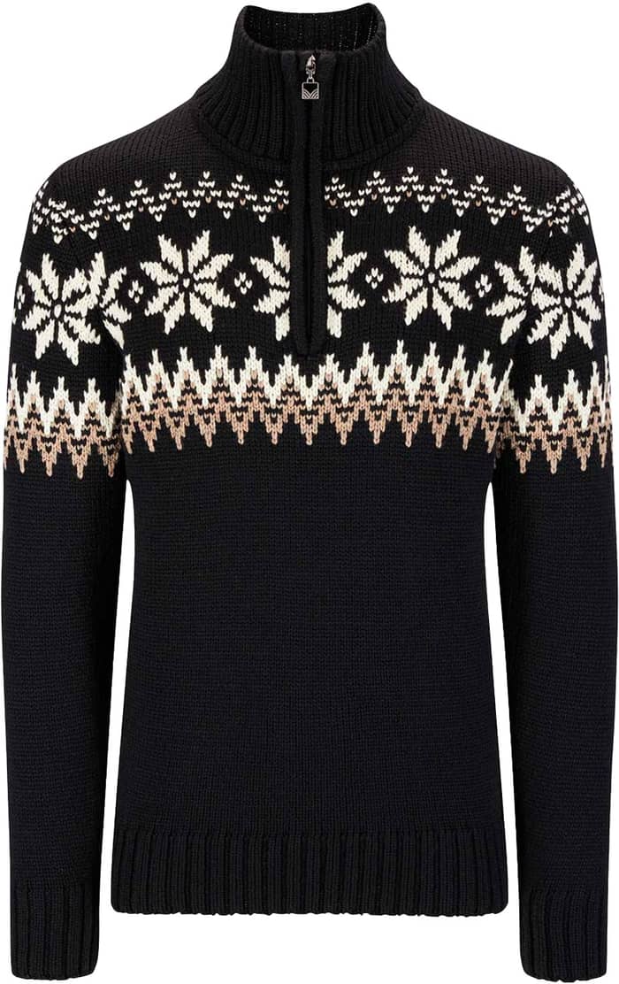 Myking M Sweater Black Brown Offwhite