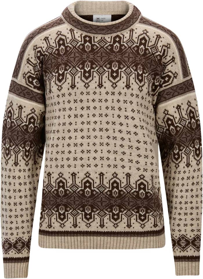 Albertville M Sweater Birch Coffee