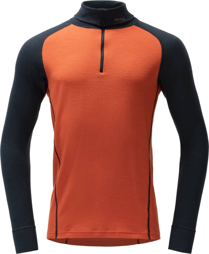 Duo Active Merino 205 Z.Neck M Brick