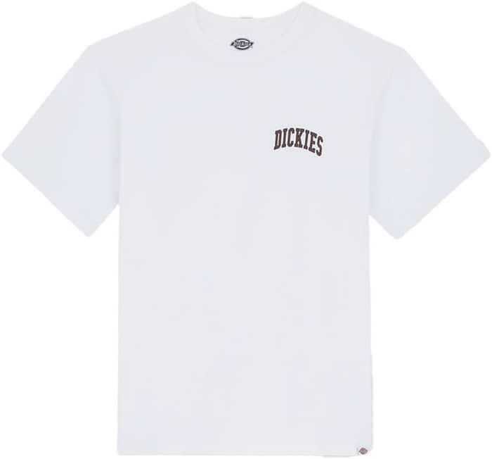 Aitkin Chest Tee SS White/Fired Brick
