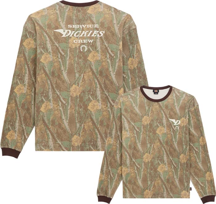 Bradenton Waffle LS Tee Camouflage