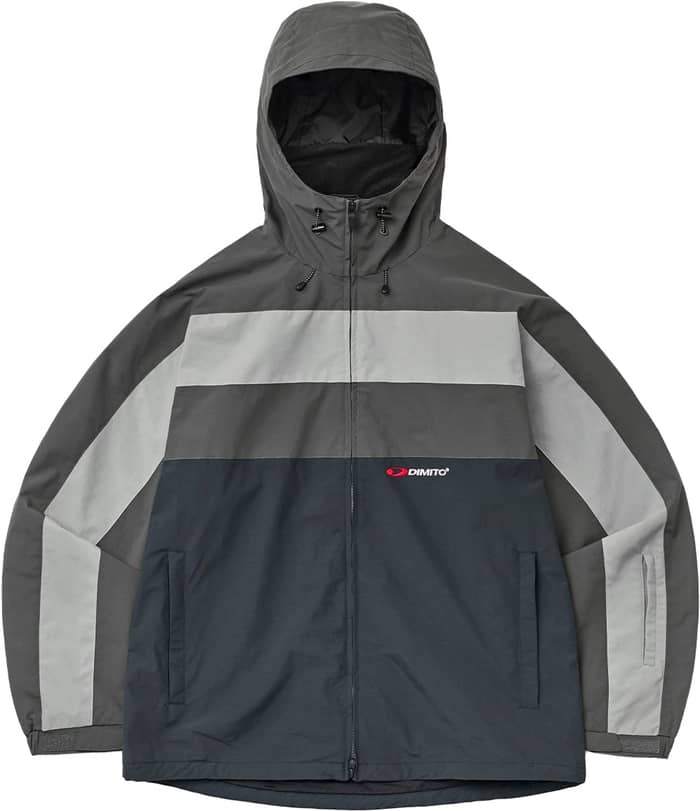 Line Block Jacket Dark Navy
