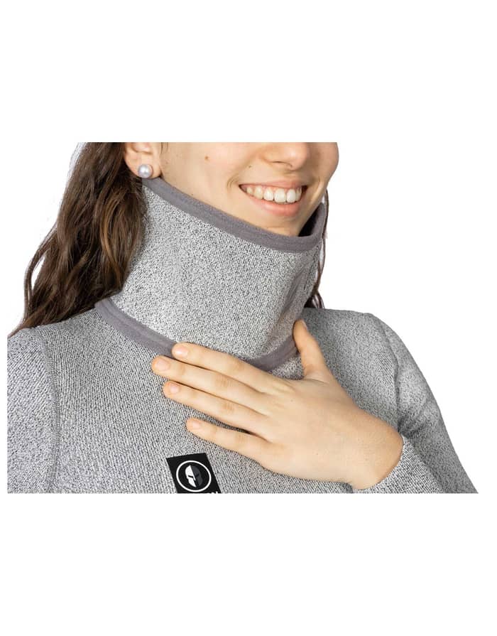 Cut Resistant Neck Guard 4FIS Stars Silver