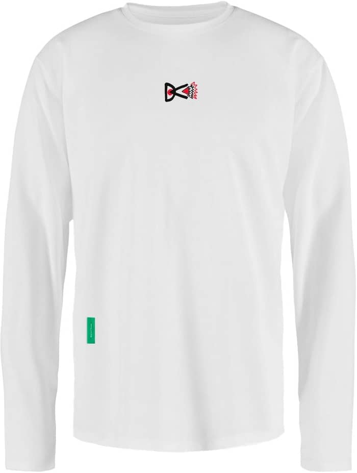 Boxy Training Long Sleeve Tee White