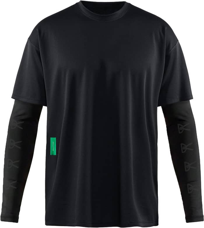 Compression Boxy Training Tee Black/Black