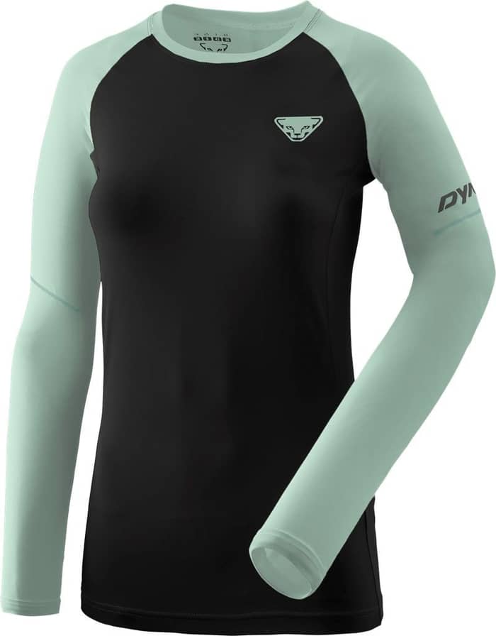 Alpine Pro W L/S Tee Black Out Jadelite