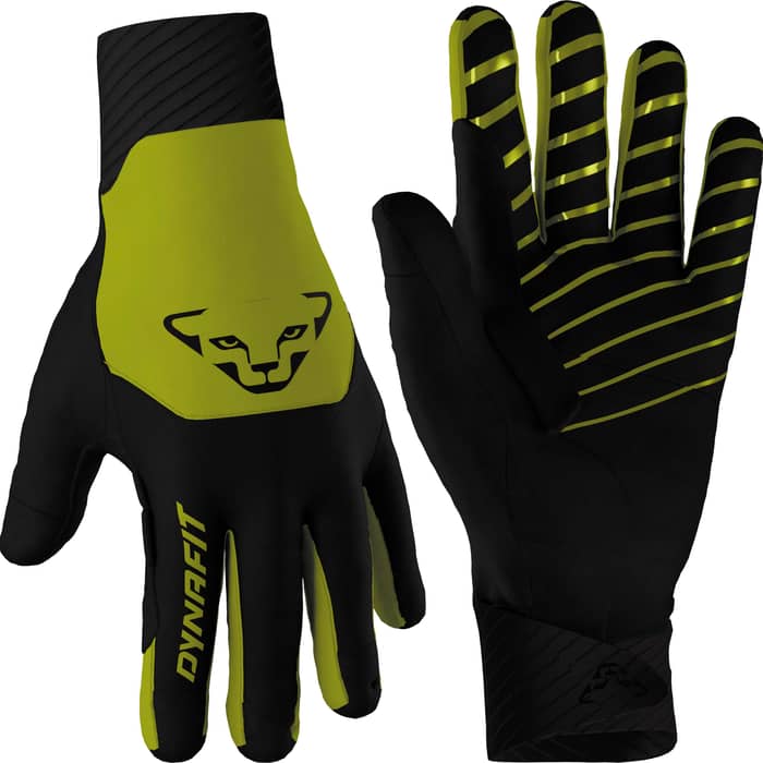 Blacklight Softshell Gloves Golden Lime