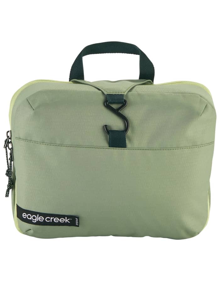 Pack-It Reveal Hanging Toiletry Kit Mossy Green