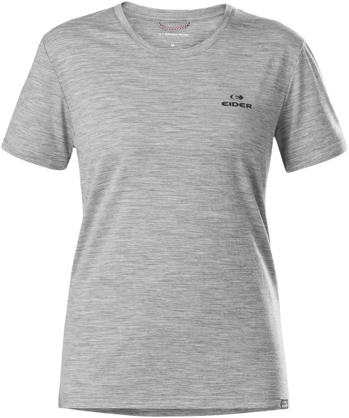 W Merino Path Tech Tee Heather Grey