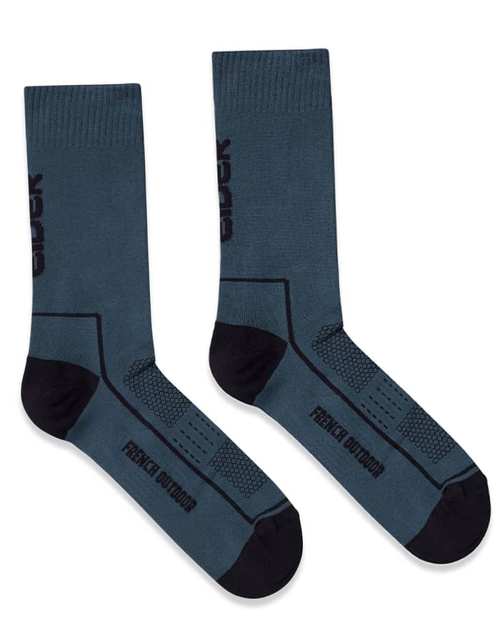 Double Layer Socks Petrol Blue